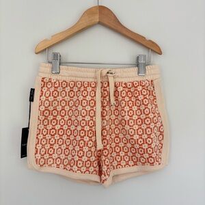 NWT Tiny Tribe Orange Printed Shorts 6